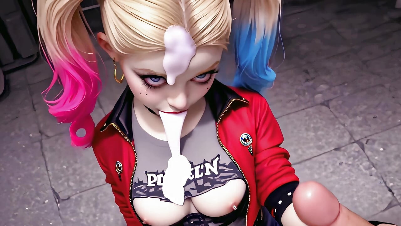 Yoghurt Party Vol. 1: Psycho Harley & Classic Lara POV (Deepthroat, Facial, AI Animation)
