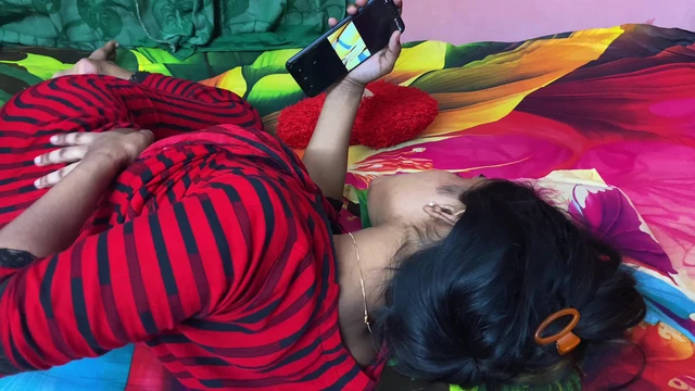 My sexy grilfriend enjoying my hard Fucking when auntie is not at home