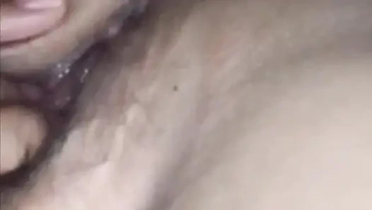 Another yesterday video call to my wife assy she have a tight and hairy wet pussy I like it so much