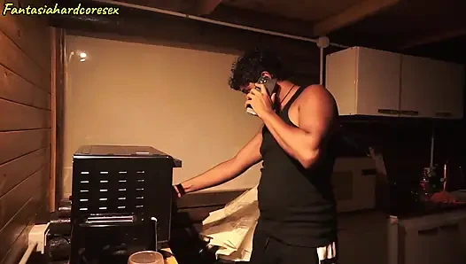 An intense training session with alison can't stand to see your personal trainer with an erection