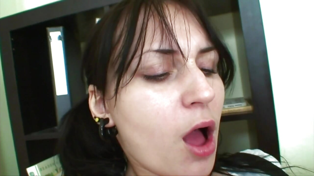 In the absence of the professor, my classmate with perfect boobs and I have fun fucking on the classroom desks