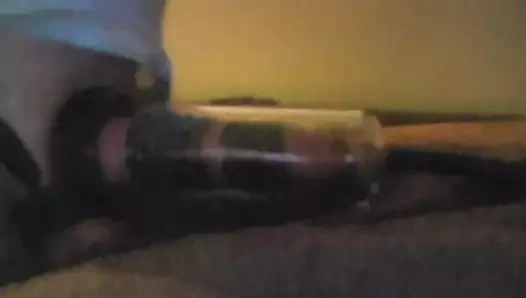 Kılıflı ve halkalı halkalı halkalı taşaklar ve yarak pompalama