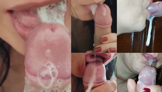 Une MILF mature jouit dans ma bouche, compilation de vidéos amateur