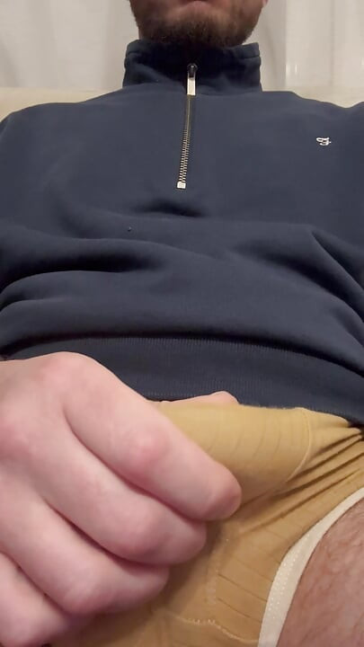 FPOV. Lift the limmy dick with your lips. Foreskin.