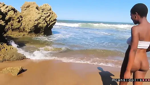 Strand-blowjob