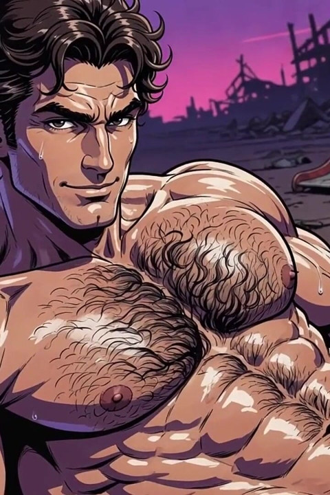 Hot Men Outdoors Animation
