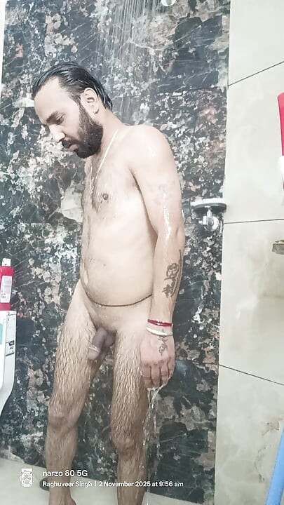 Indian desi man enjoy penis enlargement massage