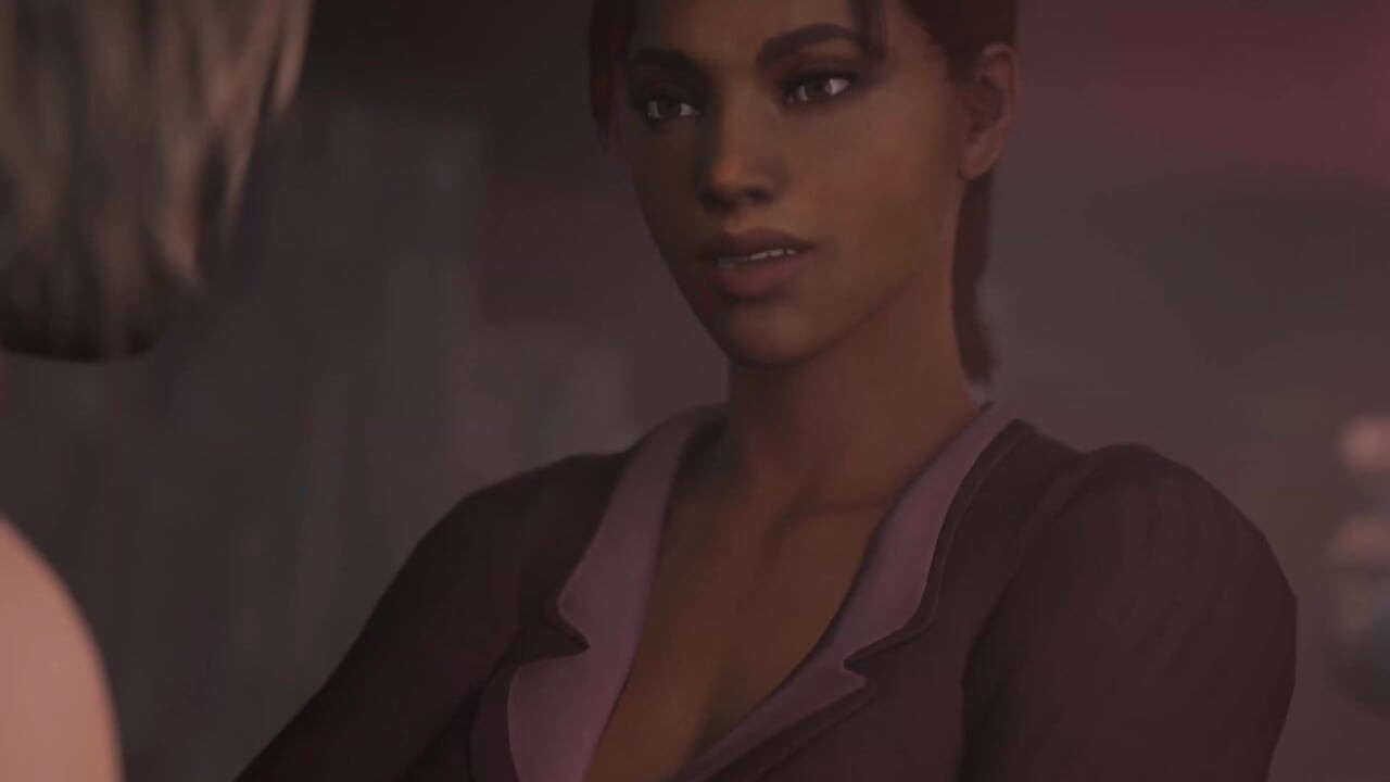 लेस्बियन जोड़ा वार्षिक पार्टी में मस्ती कर रहा है