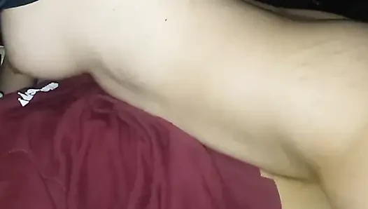 Enjoying the petite body of a beautiful white asian girl