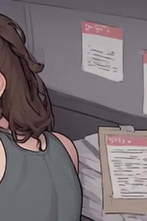 Waifu Amateur Teen POV Office Swimwear Tease & Close-up Boss Blowjob (1m Tease)