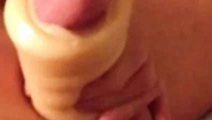 Cum ile bir cep kedi ile bir cockring buttplug