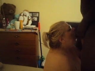 sucking on a black dick
