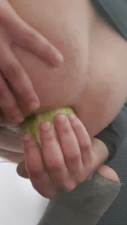 huge cucumber filling guy - compilation