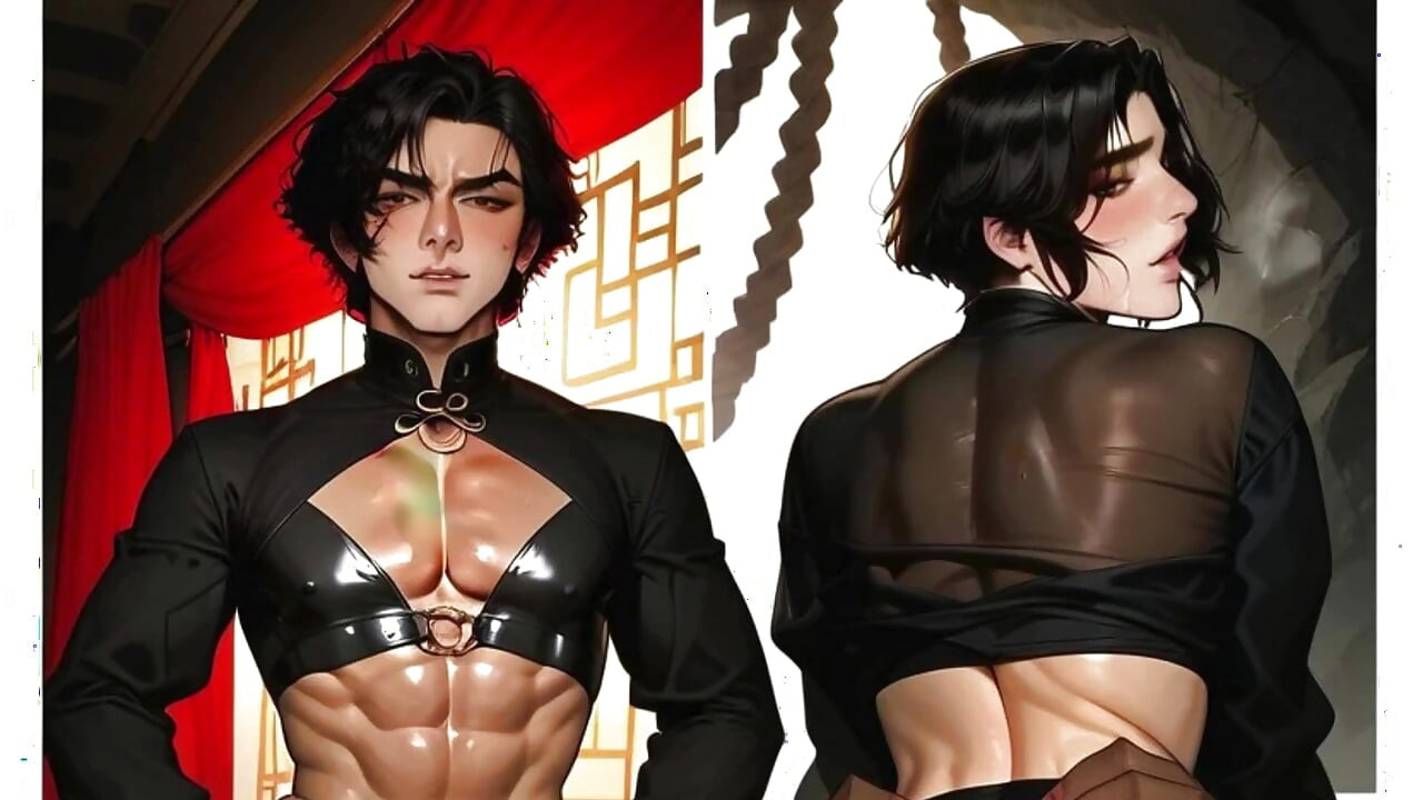 The Slutty Femboy Had Her Ass Fucked by Her Stepfather's Huge Black Cock, in Her Stepmother's Bed.