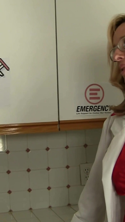 Horny Doctor Fucks Her Patient for Relief | Clip 1