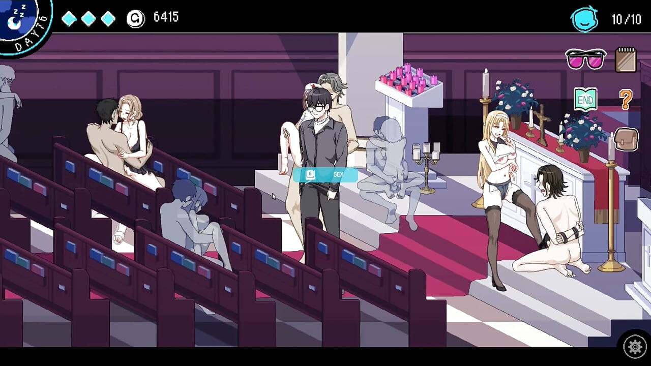 Permainan Hentai - Adegan Seks Gereja Hentai 2 (Rika The Lewd Nun Heroines) - The Censor