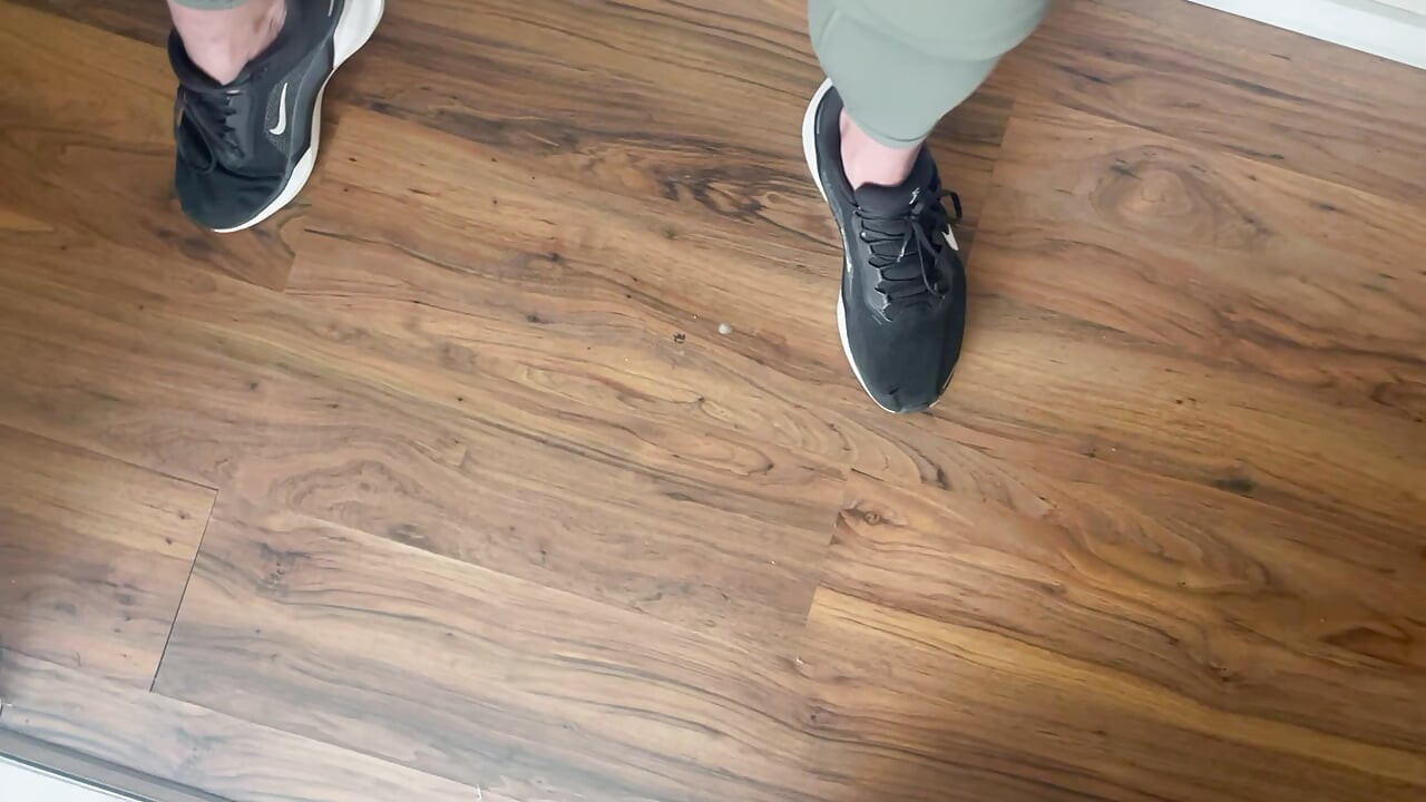 Lycra Gym Gear Masturbating