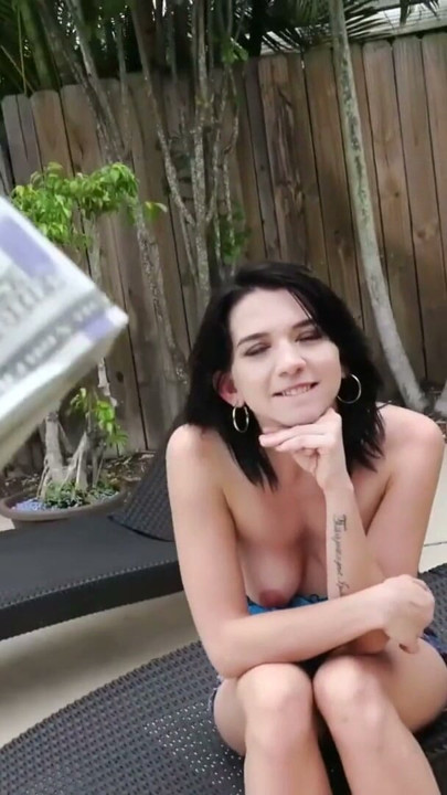 Riley Jean demanded a big cock instead of selling masks | Clip 1