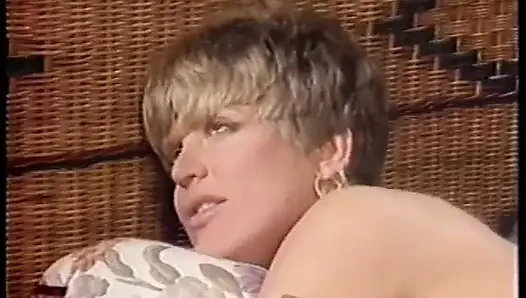 Hunk loves it when his girlfriend fucks his asshole with a big black strap-on
