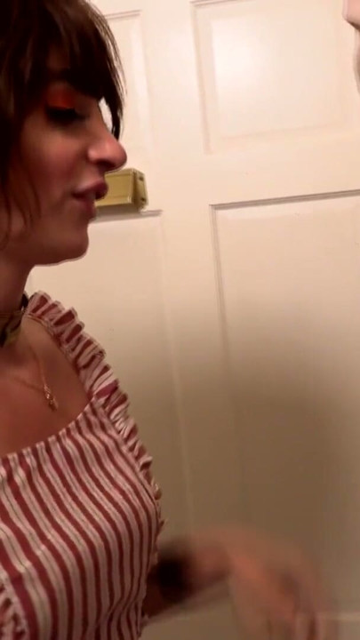 TGIRLSEX: Janie Blade's Epic Cock-Inspection | Clip 1