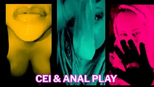 CEI dan play anal versi kondom menguras sperma
