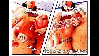 Magic Melody gebruikt haar kont om magisch speelgoed op te roepen en te neuken