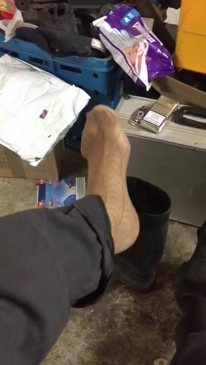 extra smelly rubber boots masturbation