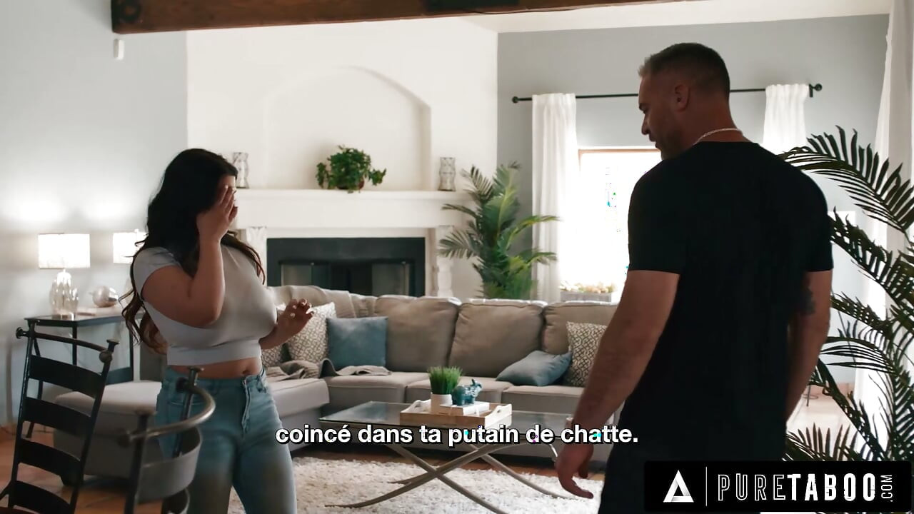 PURE TABOO Pervert Man Tricks Teacher Into Rough Sex To Save Her Reputation - FRENCH SUBTITLES