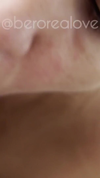 Thrilling moment from "He grows in my mouth"