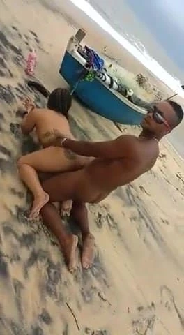 Threesome on the beach