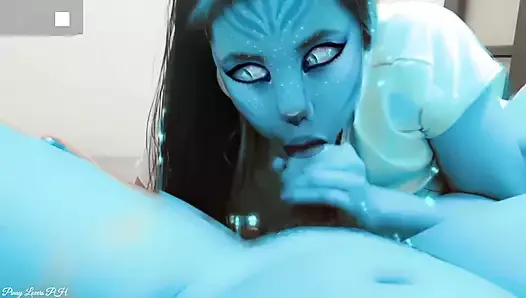 Avatar Cosplayer Roughly Fucks till Cum in Pussy POV