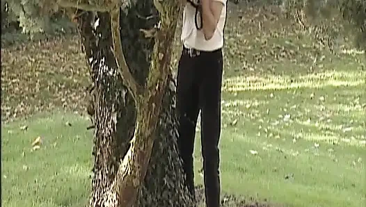 Blonde German Hot Mom with Big Booty Rides Thick Dick in Vintage Scene