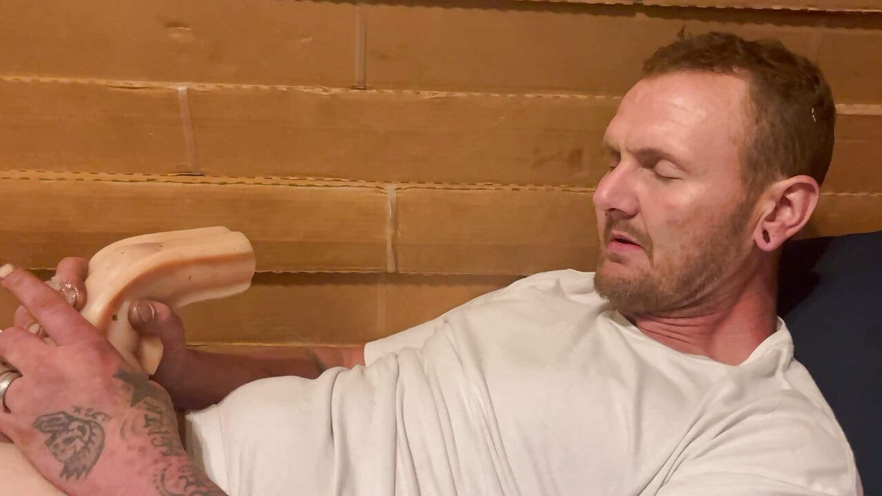 horny and fucking my fleshlight