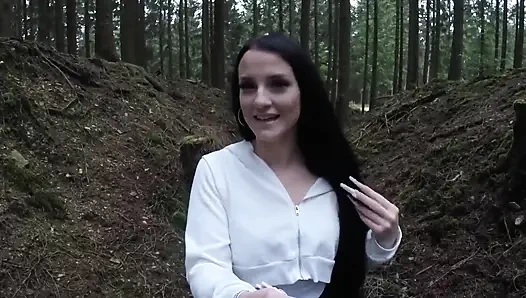 Omg! Horny Bare User Fuck in the Woods!