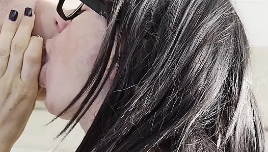 Bisexual homemade sex with wife. Double dildo. Wife shaves husband. Part 1. Ep 30012