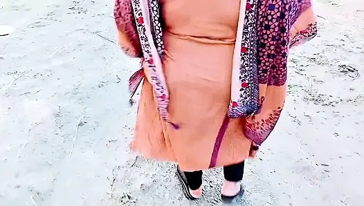 Bangla Desi Village Outdoor Miya Potea Basai Chode Delam