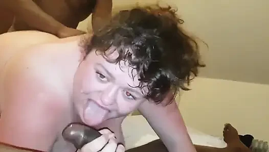 YoungEnglishBBW BBC Nata4sex &FreakyBBC erstaunlicher MMF-dreier