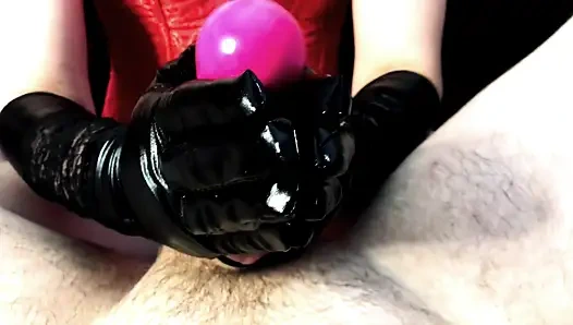 Pov femdom handjob. Tangan bebas mani muncrat