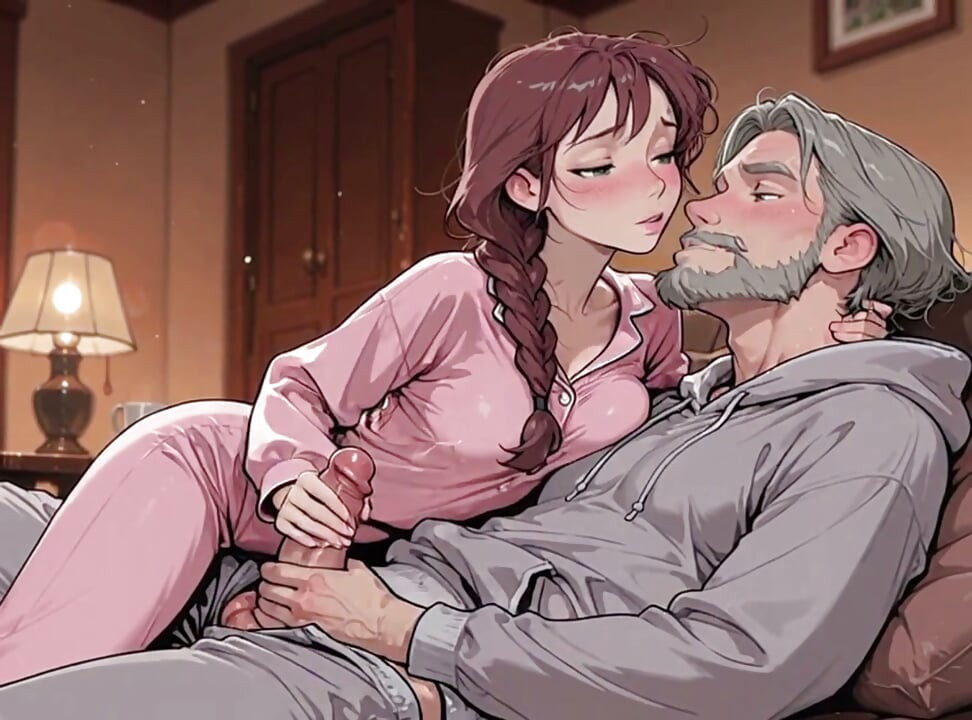 Stepdaddy treats me so well when Mom isn't home (AI-generated).