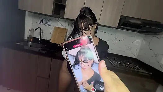 I went into my room to masturbate in front of her and ended up fucking.