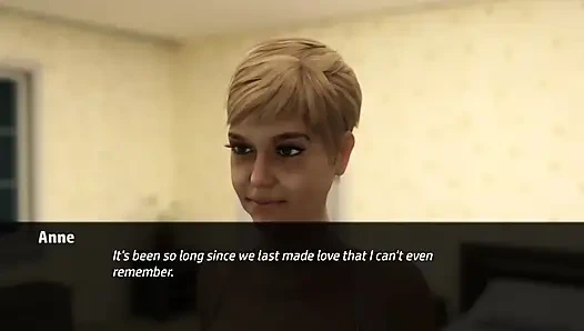 Orta yaşlı seksi kadın deresi #2 - Anne'nin götüne boşalıyor