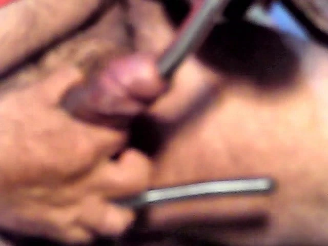 end of the year probing my cock