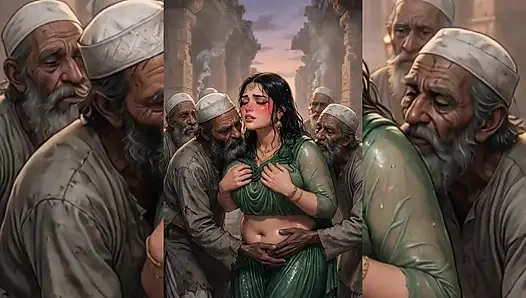 INDIAN MILFs and Bhabhi Totally Dominated by Filthy MUSLIM Men – Public Grouping & Corruption