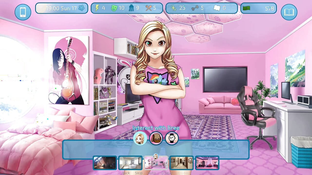 Aşk ve seks ikinci taban: kızlarla konuşmak ve seks oyuncakları satın almak bölüm 12