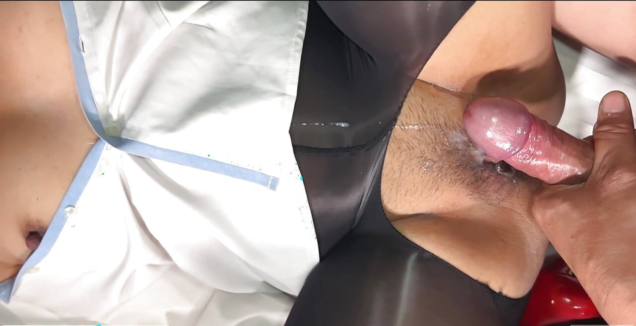 POV Asian secretary, fingering & licking then fuck by her boss until cum on body