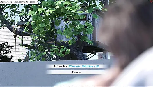 AWAM - Sam massage lotion on Sophia back