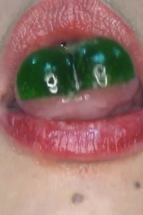 Swallowing Jelly in the Shape of Penises