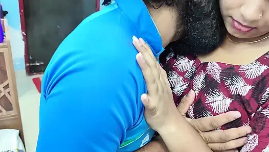 Heißes paar, romantischer kuss