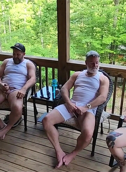 Sucking Stepdads on the Porch to Get Them Riled for the Bedroom