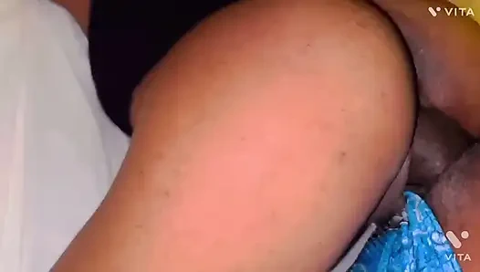 Dickes teen anal, fette muschi, dicker arsch an dieser schwanz-schlampe, ich komme auf den rücken,mboclaat